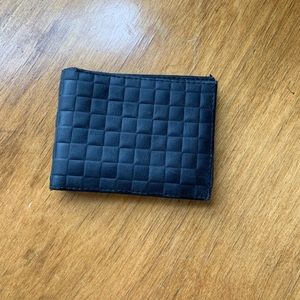 Leather black wallet